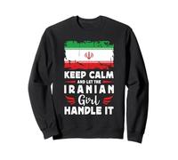 Let The Iranian Girl Handle it Iran Flag Sudadera