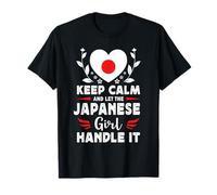 Let The Japanese Girl Handle it Japan Flag Camiseta