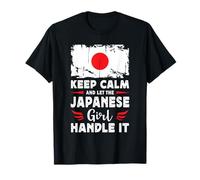Let The Japanese Girl Handle it Japan Flag Camiseta