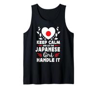 Let The Japanese Girl Handle it Japan Flag Camiseta sin Mangas
