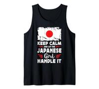 Let The Japanese Girl Handle it Japan Flag Camiseta sin Mangas