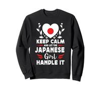 Let The Japanese Girl Handle it Japan Flag Sudadera