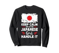 Let The Japanese Girl Handle it Japan Flag Sudadera