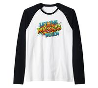 Let The Madness Begin - Ropa para fanáticos del Torneo de Baloncesto Camiseta Manga Raglan
