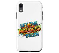 Let The Madness Begin - Ropa para fanáticos del Torneo de Baloncesto Carcasa para iPhone XR