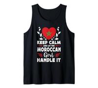 Let The Moroccan Girl Handle it Morocco Flag Camiseta sin Mangas