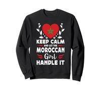 Let The Moroccan Girl Handle it Morocco Flag Sudadera