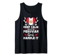 Let The Peruvian Girl Handle it Peru Flag Camiseta sin Mangas