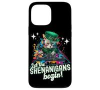 Let The Shenanigans Begin! DJ Cat Music St Patrick’s Humor Carcasa para iPhone 13 Pro MAX