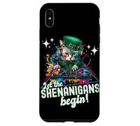 Let The Shenanigans Begin! DJ Cat Music St Patrick’s Humor Carcasa para iPhone XS MAX