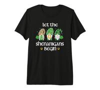 Let The Shenanigans Begin Shirt Women Men St Patrick's Day Camiseta Premium