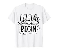 Let The Shenanigans Begin | St Patricks Day Camiseta