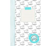 Let the Wild Stay Wild 120 Lined Pages Notebook | A5 Eco Animal Journal with Hippos | Thoughtful Gift for Nature Lovers & Environmentalists | White and Turquoise Paperback Cover