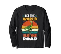 Let The World Hear Your Roar Elaphrosaurus Dinsosaur Lovers Manga Larga