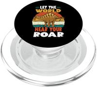 Let The World Hear Your Roar Rebbachisaurus Dinsosaur Lovers PopSockets PopGrip para MagSafe