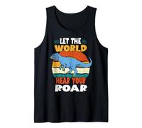 Let The World Hear Your Roar Yinlong Dinsosaur Lovers Camiseta sin Mangas