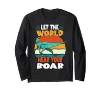 Let The World Hear Your Roar Zephyrosaurus Dinsosaur Lovers Manga Larga