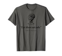 Let Them Eat Cake Marie Antionette Negro Print Camiseta