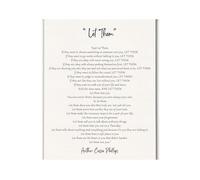 Let Them Go Positive Affirmations Canvas - Motivational Wall Decor Print for Living Room, Bedroom & Office(Framed,16x24inch(40x60cm))