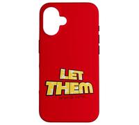 Let Them Mental Health Self Love Affirmation Quote Carcasa para iPhone 16