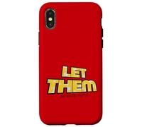 Let Them Mental Health Self Love Affirmation Quote Carcasa para iPhone X/XS