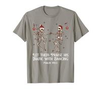 Let Them Praise His Name with Dancing Christmas Psalm 149:3 Camiseta
