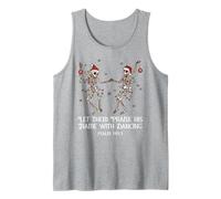 Let Them Praise His Name with Dancing Christmas Psalm 149:3 Camiseta sin Mangas