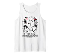 Let Them Praise His Name with Dancing Christmas Psalm 149:3 Camiseta sin Mangas