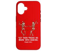 Let Them Praise His Name with Dancing Christmas Psalm 149:3 Carcasa para iPhone 16