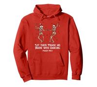 Let Them Praise His Name with Dancing Christmas Psalm 149:3 Sudadera con Capucha