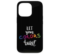 Let Your Colors Burst Gay Pride Month Carcasa para iPhone 13 Pro