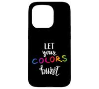 Let Your Colors Burst Gay Pride Month Carcasa para iPhone 15 Pro