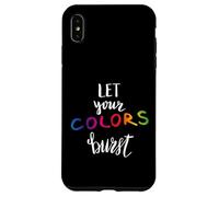 Let Your Colors Burst Gay Pride Month Carcasa para iPhone XS MAX