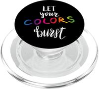Let Your Colors Burst Gay Pride Month PopSockets PopGrip para MagSafe