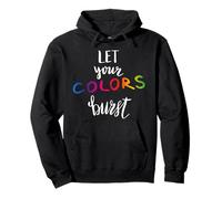 Let Your Colors Burst Gay Pride Month Sudadera con Capucha