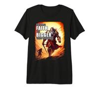 Let Your Faith Be Bigger Than Your Fear - David Goliath Epic Camiseta Premium