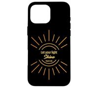 Let Your Light Shine - Matthew 5:16 Men Women Kids Christian Carcasa para iPhone 16 Pro MAX