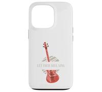 Let Your Soul Sing Retro Guitarra diseños presentes Carcasa para iPhone 13 Pro