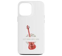 Let Your Soul Sing Retro Guitarra diseños presentes Carcasa para iPhone 13 Pro MAX