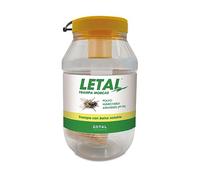 LETAL Trampa Moscas 1 LITRO + sobre ATRAYENTE 20 gr