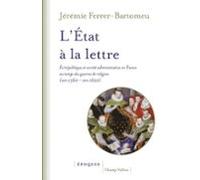 Letat À La Lettre (ebook)