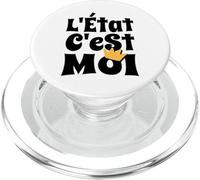L'Etat c'est moi - Luis XIV Cita Francesa PopSockets PopGrip para MagSafe