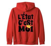 L'Etat c'est moi - Luis XIV Cita Francesa Sudadera con Capucha