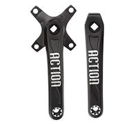 LetCart 1 par de manivela de Bicicleta, aleación de Aluminio Izquierda y Derecha 170mm, manivela de Bicicleta de montaña, Accesorios de Bicicleta