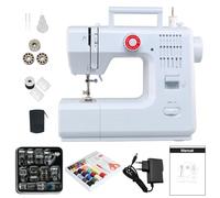 LetCart 618 Máquina de Coser 20 Puntos, Mini Máquina de Coser Eléctrica Multifuncional con Pedal para Principiantes con 42 Accesorios de Costura, 11 Pies de Coser