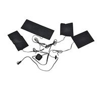 LetCart Almohadilla térmica para Chaleco - 5V 2A USB Chaqueta térmica eléctrica Almohadilla térmica Temperatura Ajustable 4 en 1 Kit