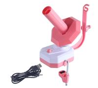 LetCart Bobinadora De Hilo EléCtrica, Enrollador de Lana para Ganchillo, Devanadora Lana con Velocidad Continua y Gran Capacidad, Puede Enrollar hasta 10 onzas de Alambre (Rosa)
