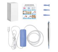 LetCart BolíGrafo EléCtrico De VacíO Para Diamond Painting, 3 Cabezales Recambio, Recargable Herramientas De BolíGrafo De Pintura De Diamante Con USB Para UñAs, Manualidades (Azul)