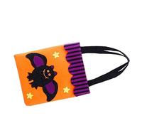 LetCart Bolsa de dulces de Halloween, bolsa de caramelos de Halloween de 9.8 x 8.1 pulgadas, no tejida, carga de 22 libras, para decoración de murciélagos escolares, multicolor, 60_x_180_cm