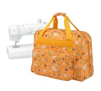 LetCart Bolsa para máquina de coser con bolsillos para máquinas de coser y accesorios de costura, bolsa de transporte y almacenamiento, 43 x 32 x 21 cm, para la mayoría de Singer, Brother, Janome de